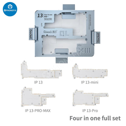 QIANLI ISocket 4IN1 for iPhone X 11 12 13 14 15 16 17 Pro Max Motherboard Test Fixture Double-deck Motherboard Function Tester