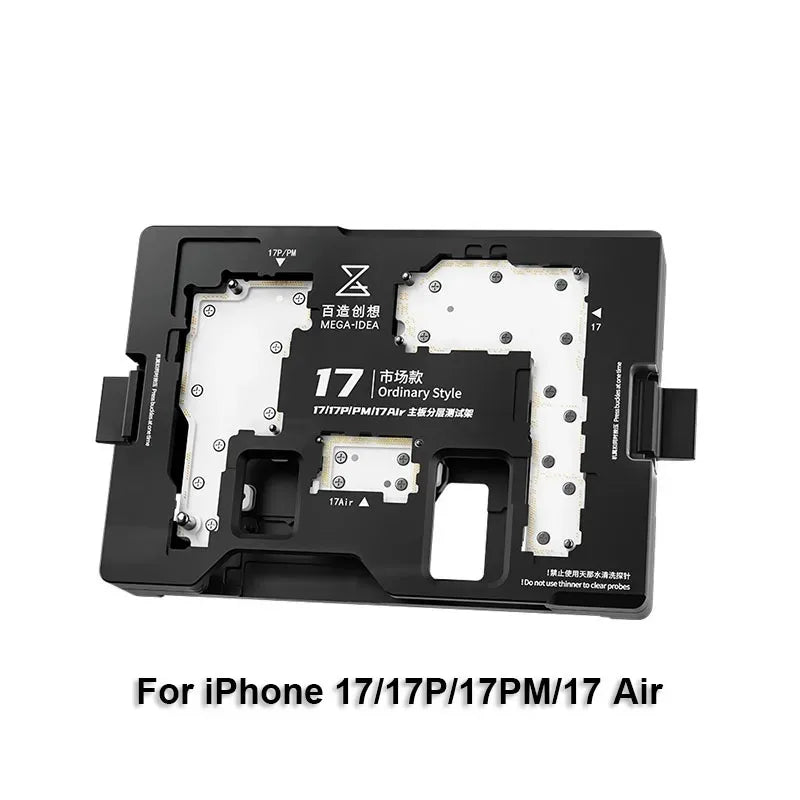 QIANLI ISocket Jig for iPhone X-17 Series motherboard test fixture double-stacked logic board disassemble reassemble repair tool