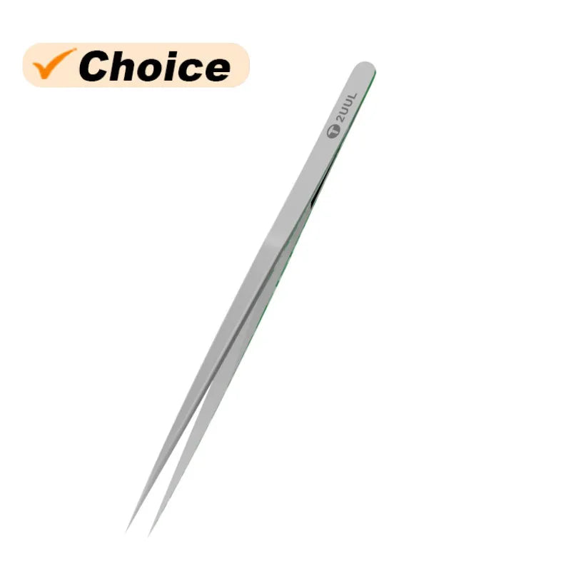 2UUL TW15 ToolOne Professional Precision Tweezers Fine Point for Daily Use Beauty Craft Electronics Model Making Hand Tools