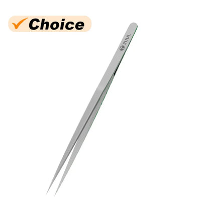 2UUL TW15 ToolOne Professional Precision Tweezers Fine Point for Daily Use Beauty Craft Electronics Model Making Hand Tools