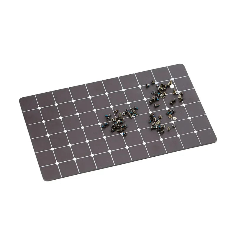 2UUL Repair Oclock ST99 Black Magnetic Work Mat 155Mm*98Mm Multi-Functional Design For Phone Repairs Small Component Handling