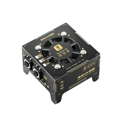 YCS 2 IN 1 UV Curing Lighting & Cooling Fan Kit for Phone Repair, LED Lamp with Exhaust Fan for Motherboard Chip PCB Work