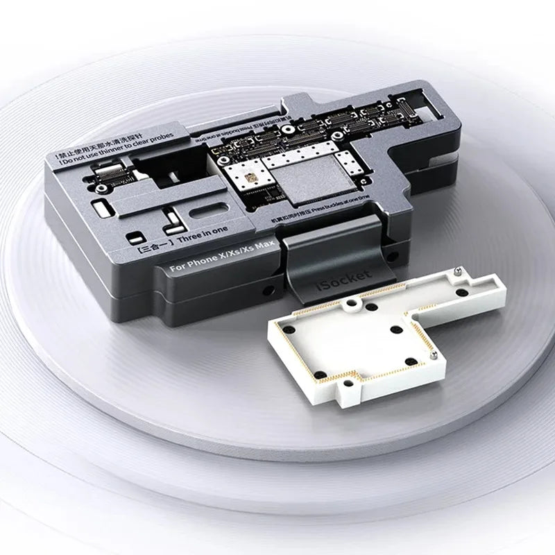 QIANLI ISocket 4IN1 for iPhone X 11 12 13 14 15 16 17 Pro Max Motherboard Test Fixture Double-deck Motherboard Function Tester