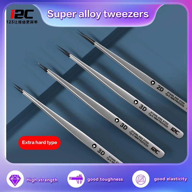i2C NS-Series 3D Alloy Precision Tweezers