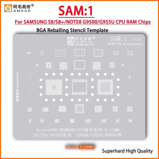 Plantilla de reballing BGA Samsung AMAOE SAM1-SAM20