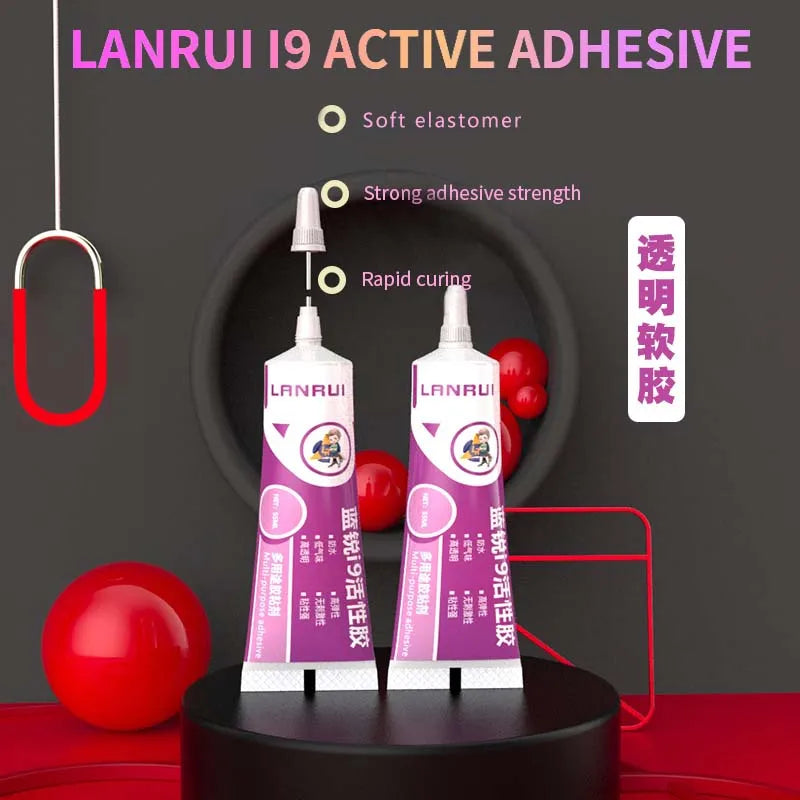 LANRUI I9 Universal Active Glue for Mobile Phone Notebook LCD Screen Frame Back Cover Debonding Repair Waterproof Sealant Tool