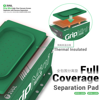 2UUL Grip Mini High Flow Vacuum Screen Separator Anti Shift Suction Platform For phone LCD Screen Separation Repair Tool