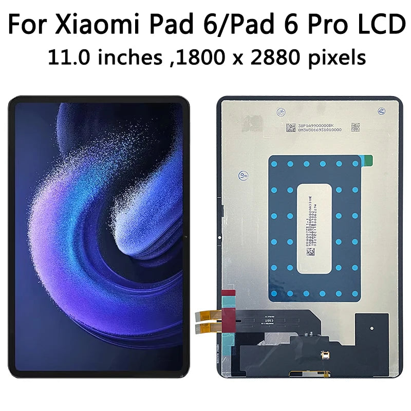 11" New For Xiaomi Pad 6 LCD Display Touch Screen Digitizer Assembly For Mi Pad6 Pro 6Pro LCD Replacement