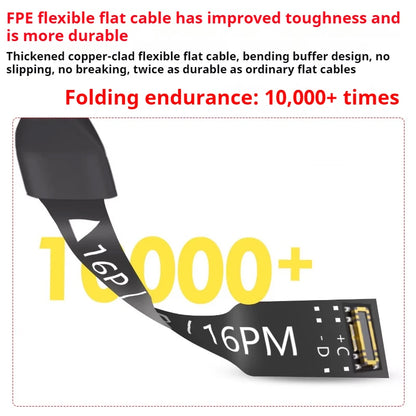 OSS W125 8in1 IP Power Boot Cable Power Line Silicone Cable for IPhone7G-16 Pro Max Battery Activation Detection Repair Tool