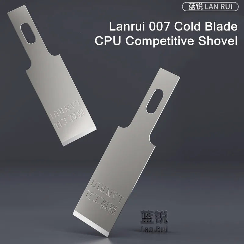 Lanrui 007 10PCS CPU Glue Removing Balde Set for Mobile Phone High Toughness Precision Cutting Knife CPU Repair Glue Shovel