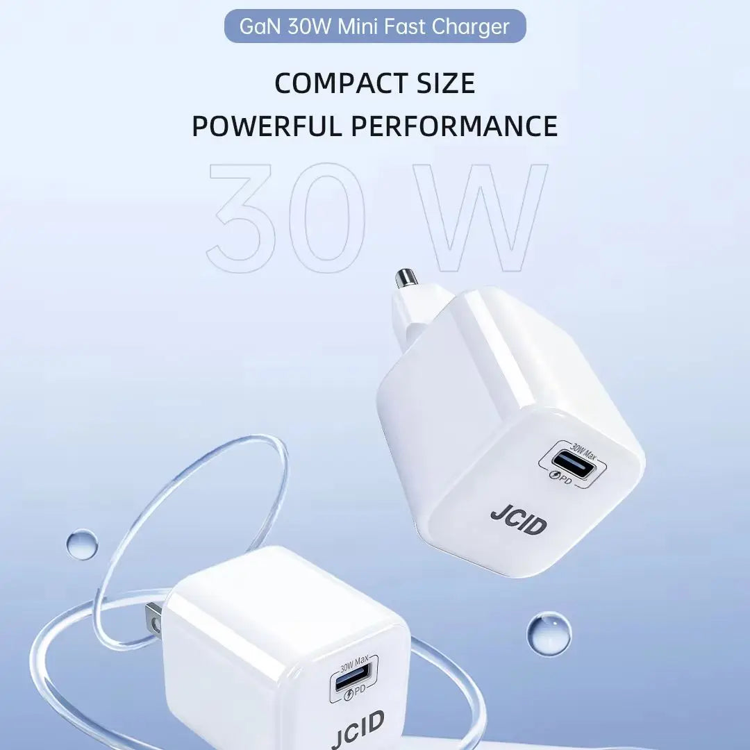 JCID GaN Charger Multi-Power 30/45/67W PD Adapter with Data Cable for Smartphone Tablet Home And Repair Shop Use