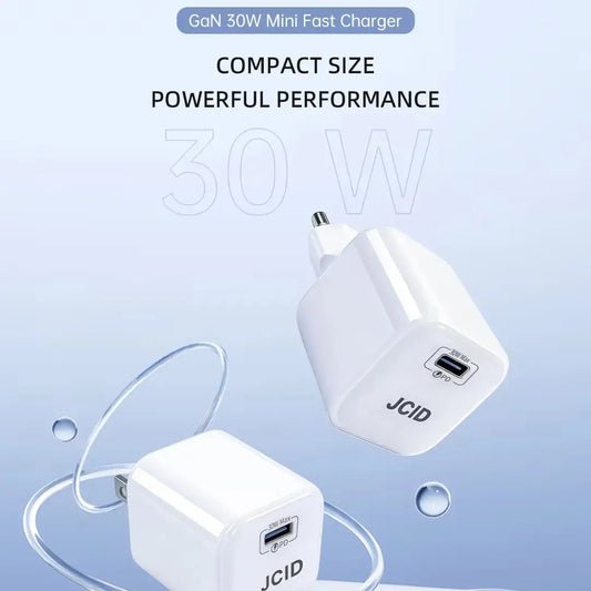JCID GaN Charger Multi-Power 30/45/67W PD Adapter with Data Cable for Smartphone Tablet Home And Repair Shop Use
