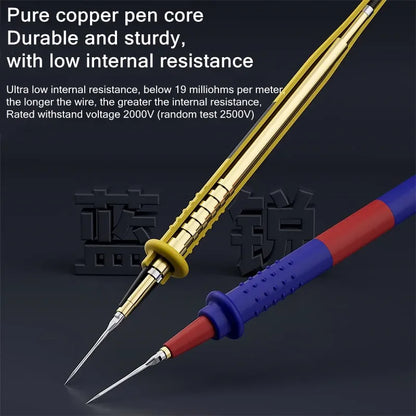 Lanrui W9 Multimeter Testing Cable Ultra Thin Multimeter Test Leads Replaceable Pen Tip Universal To Pointer/Digital Multimeter