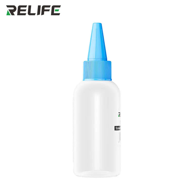 RELIFE TB2 50ml Anti-Static Solvent Bottle Removable Needle Anti-corrosion Anti-side Leakage Strong Sealing Double Cap Bottle
