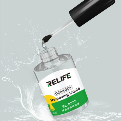RELIFE RL-8333 20ml LCD Screen Repair Adhesive Remover Liquid for Phone Motherboard Repair Safe Non-Corrosive Glue Dissolver