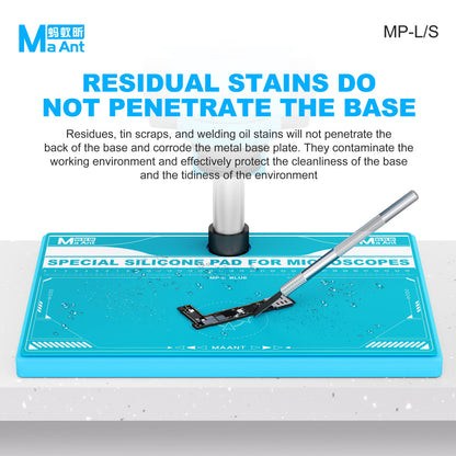Alfombrillas de reparación para bases de microscopio MAANT MP-L/MP-S