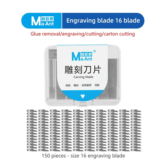 MAANT Carving Blades, 150 Pieces, Select Blade Profile