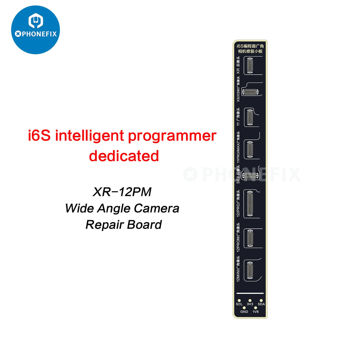 I2C A8S Camera Programmer, Tag-On Flex Cable and Adapter Options
