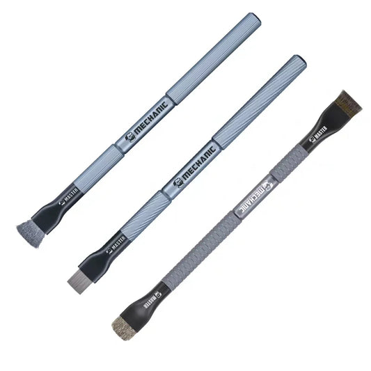 MECHANIC Steel/Fur Cleaning Brush for Smartphone Tablet PC Motherboard Chip Glue Removal Clean Dust Phone Repair Tools