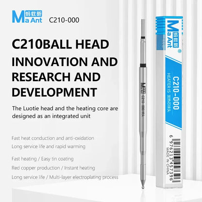 MAANT C210-000 Ball-Head Soldering Iron Tip