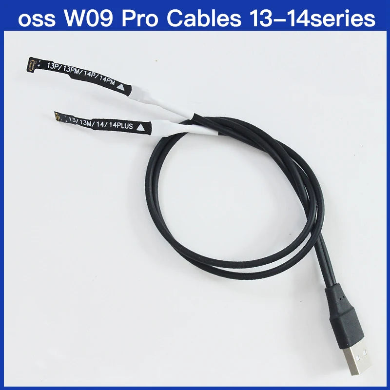 OSS W09 Pro V3 Herramienta de reparación de ventana emergente de salud de batería para iPhone 11 12 13 14 15 Kit de instrumento de reparación de restablecimiento de datos de duración de batería IC de teléfono