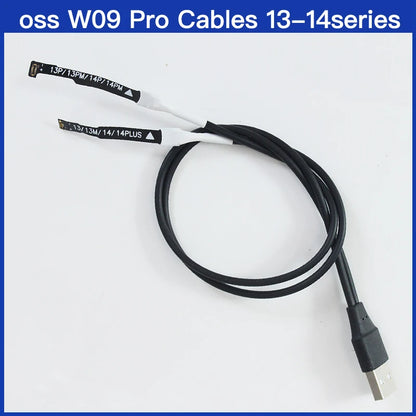 OSS W09 Pro V3 Herramienta de reparación de ventana emergente de salud de batería para iPhone 11 12 13 14 15 Kit de instrumento de reparación de restablecimiento de datos de duración de batería IC de teléfono