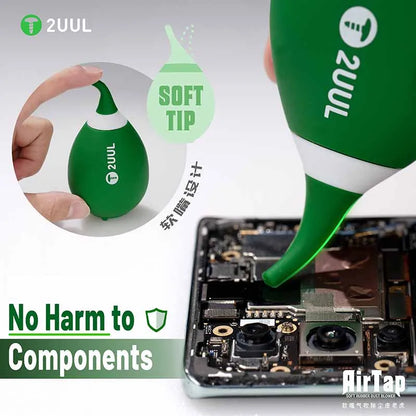 2UUL CL31 AirTap Soft Rubber Dust Blower Dust Cleaner Camera Lens Clearing For LCD Screens Computer Keyboard PCB Cleaning Tool