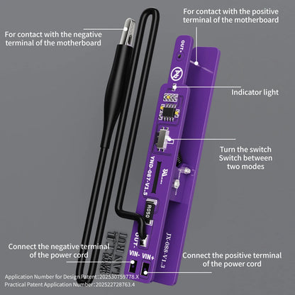 Lanrui M191 Universal Power-On Clip Current Leakage Detection Tool 2Modes for Non-Encrypted Android Phones IP SERIES Repair Tool