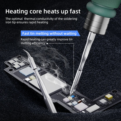 Qianli QL-210 Series Precision Soldering Iron Tip I/J/K Fast Heating Multi-layer Plating Anti-oxidation Precision Soldering Tips