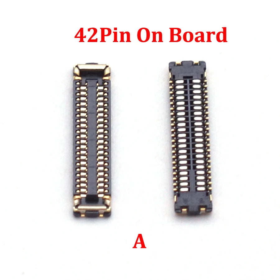5Pcs For IPad 7 8 9 Pro 10.2 7th 8th 9th A2270 A2602 A2197 A2198 42 54 Pin Touch LCD Display Screen FPC Connector Plug Board