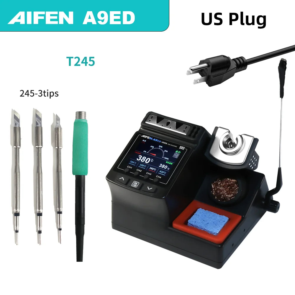 AIFEN A9ED Electronic Soldering Station C210 C245 Solder Iron Handle Welding Rework Tool for DIY And Electronics Rep