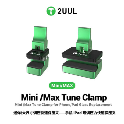 2UUL TC01/TC02 Rotatable Tune Clamp 360 Degree Adjustable Holding Fixture for Phone IPad Front Glass Replacement Repair