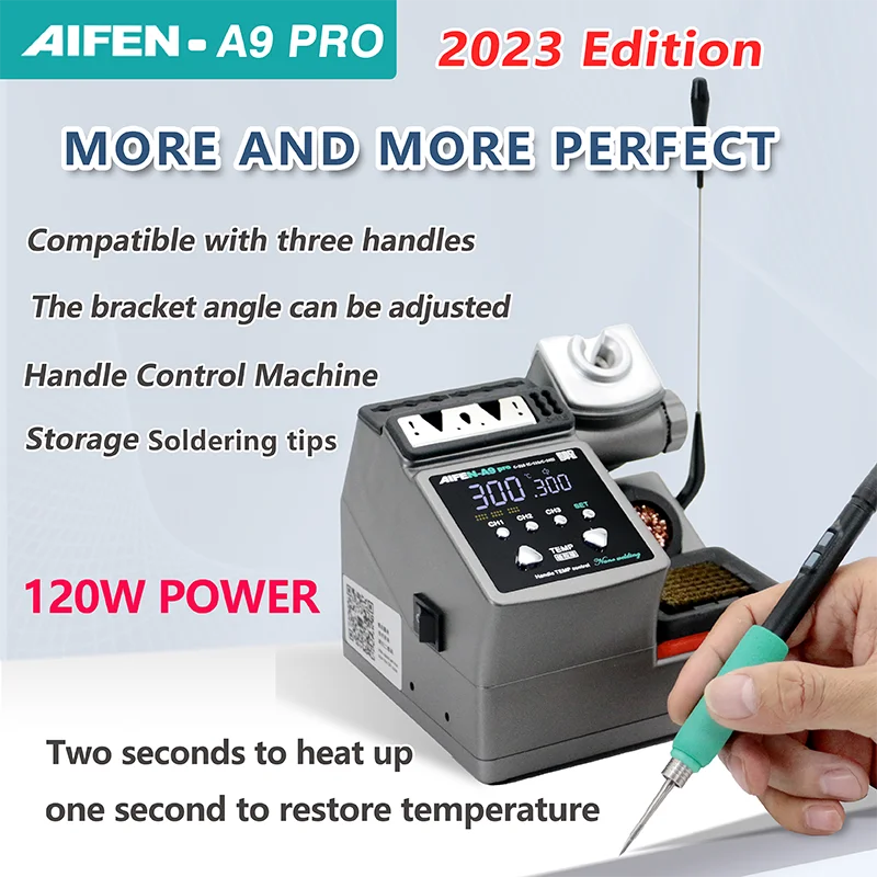 AIFEN A9pro Soldering Station Compatible Original Soldering Iron Tip 210/245/115 Handle Control Temperature Welding Rework