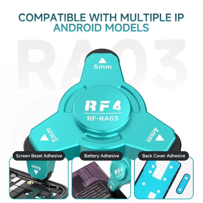 Rodillo de presión para adhesivo de pantalla RF4 RF-RA03 de 3/4/5 mm