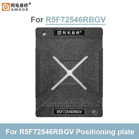 Juego de plataforma magnética Amaoe para reballing de BGA del microcontrolador automotriz Renesas R5F72546RBGV (0,25 mm)