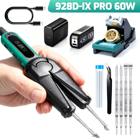 Pinzas de soldadura calefactadas YIHUA 928D-IX, opciones de 25 W / 60 W