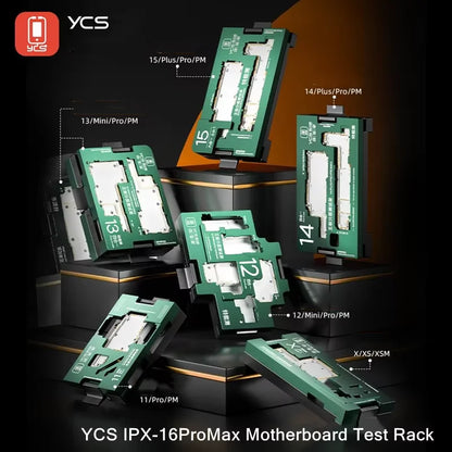 YCS Motherboard Layered Testing Frame For IP X XS 11 12 13 14 15 16 Pro Max Plus Middle Level Radio Frequency Function ISocket