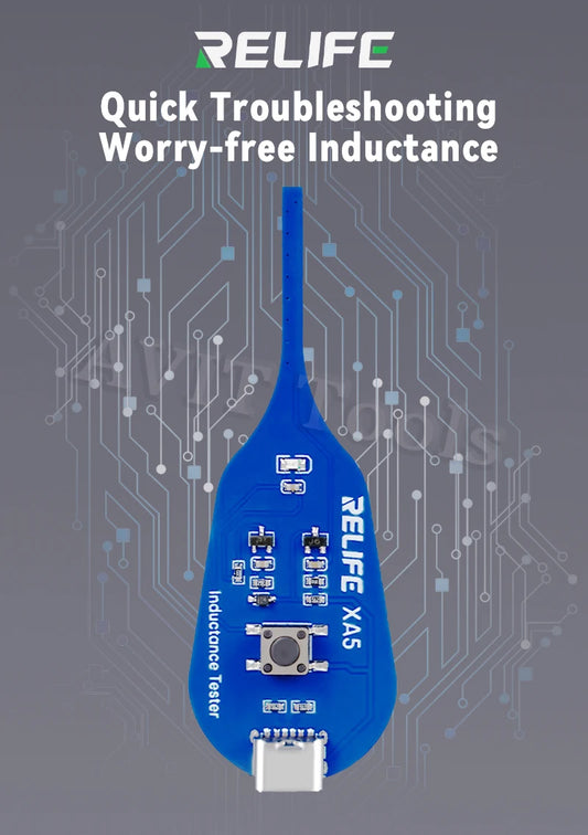 RELIFE XA5 Motherboard Coil Tester Inductor Detector Tool for PC Repair Electromagnetic Induction Quick Fault Check