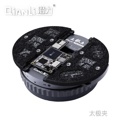 Qianli IPinch IC Chip Motherboard Fixture Universal Temperature Resistant Mainboard Holder Turnable Glue Removal Double Axis Too