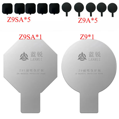 Lanrui z9 Universal Rear Glass Magnetic Protection Plate IPhone 11-16 Series Protection For Wireless Charging Magnets