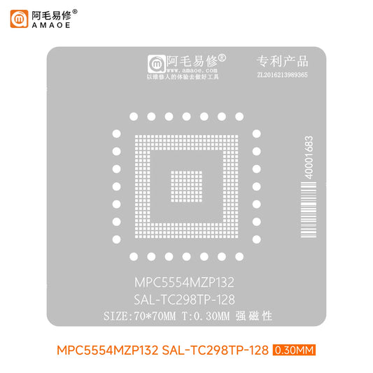 Plataforma magnética de reballing BGA AMAOE TC298TP