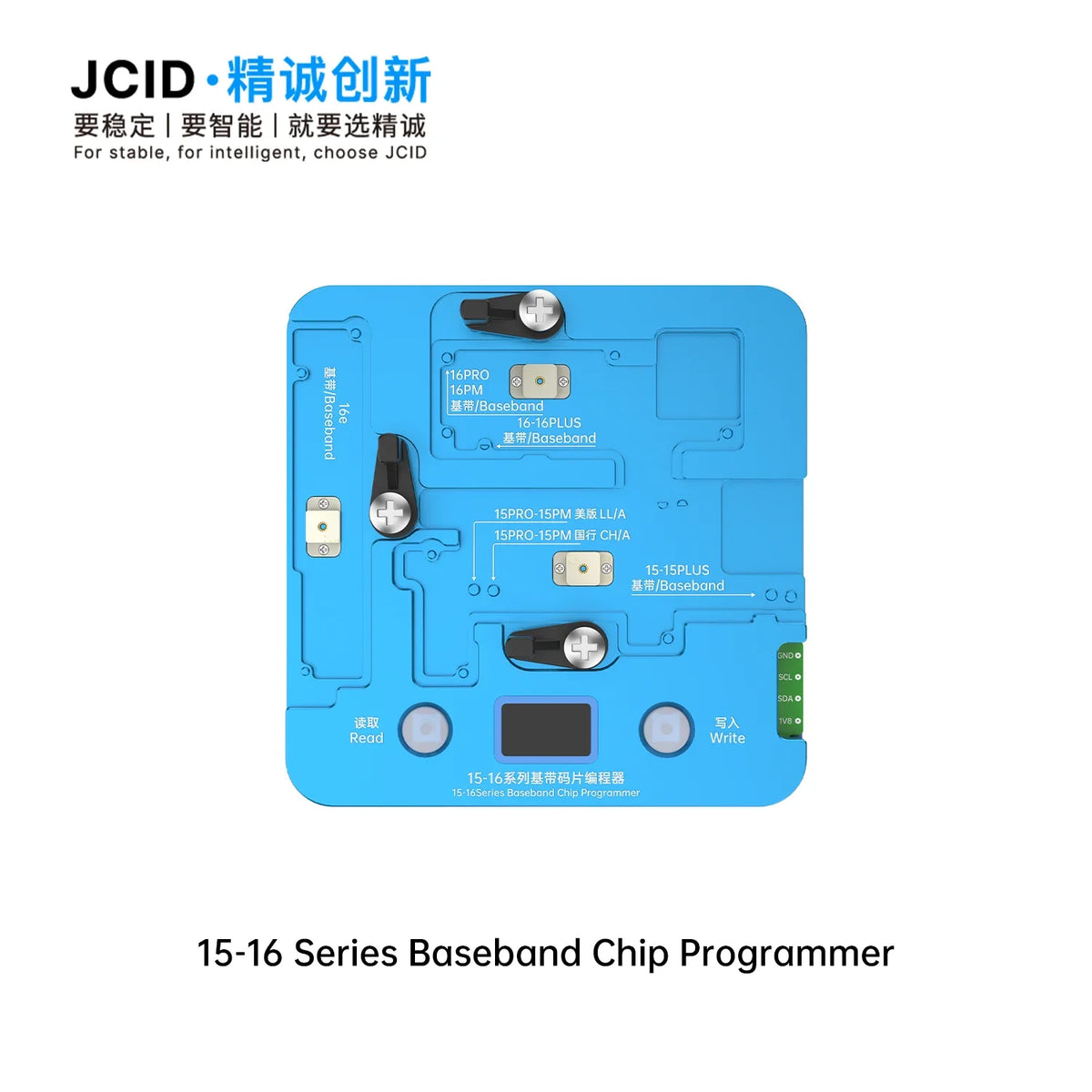 JCID Non-Removal Baseband & Logic EEPROM Chip Programmer for iPhone X-16 Pro Max
