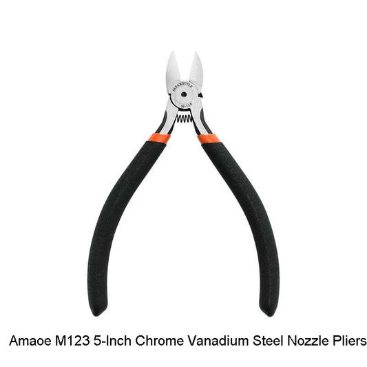 Pinzas de corte diagonal de 5 pulgadas AMAOE M123