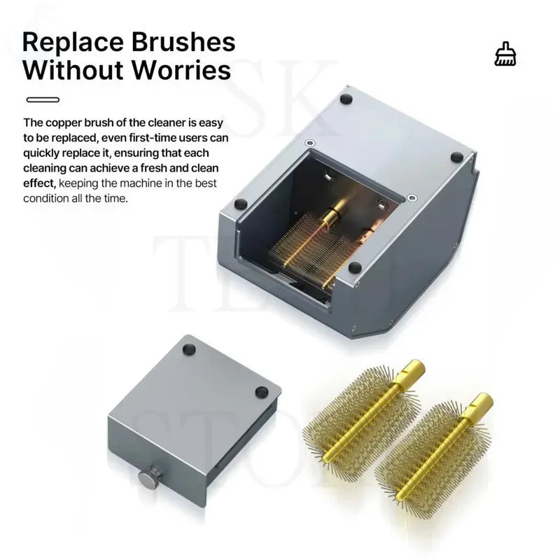 Replacement Copper Cleaning Brushes for AIXUN CM30, 0.01mm, 1 or 2 Pieces