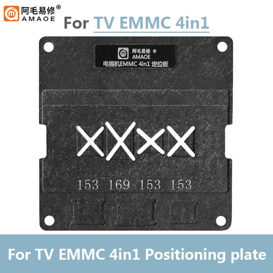 Plataforma de reballing BGA 4 en 1 para eMMC de TV AMAOE