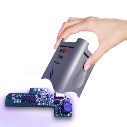 Aixun UV Curing Lamp With Built-in Battery Cool Down Fans BGA Motherboard LCD Screen Green Oil Curing Lamp Support Type-C Charge