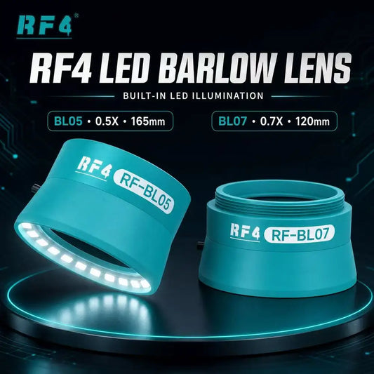 RF4 RF-BL05/BL07 LED Barlow Microscope Lenses