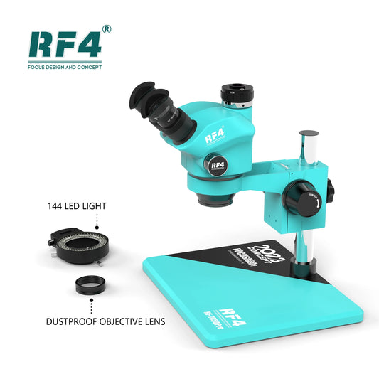 RF4 RF-7050PRO 7-50X Trinocular Microscope