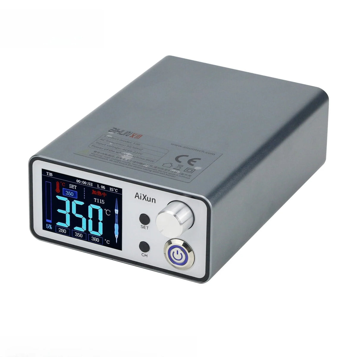 Estación de soldadura inteligente Aixun T3A de 200 W compatible con mango T245 para soldadura y reparación de placas base, PCB y BGA, herramientas de soldadura