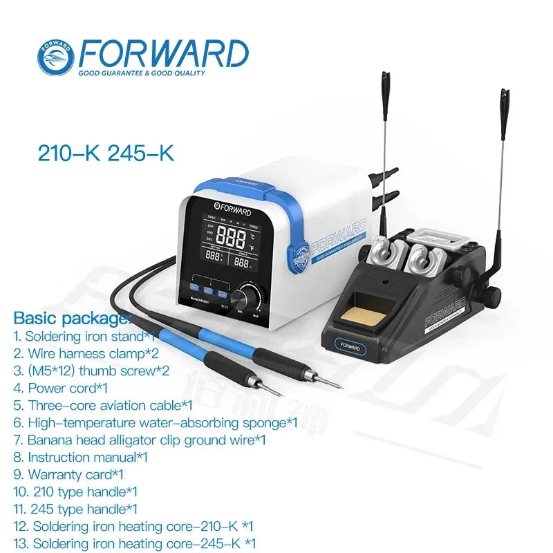 Opciones de la estación de soldadura doble FORWARD FW-SI01